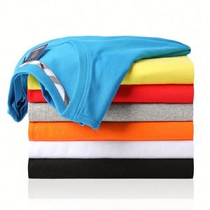 Yiwu Factory Custom Design Silk Screen Printed 100% Cotton Men's Solid Color Plus Size Short Sleeve Blank T-shirt Quick Dry - Product Image 3