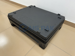 <span class=keywords><strong>Pallet</strong></span> Nhựa công nghiệp cấp trả lại có thể tái chế tái sử dụng HDPE mật độ cao vật liệu Polyethylene khay nhựa - Product Image 3