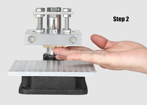 Giá tốt nhất 6 trong 1 da dập nổi Máy ép nhiệt cho gỗ PVC giấy biểu tượng Tùy Chỉnh Tem - Product Image 5