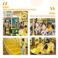 Double Decks Carrousel Horse Rides Kids and Adult Attractive Amusement Park Equipment European Carrousel Rides for Sale