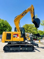 Excavadora de cadenas SANY SY95C de 10 toneladas, máquina excavadora de segunda mano bien mantenida, excavadora agrícola en venta