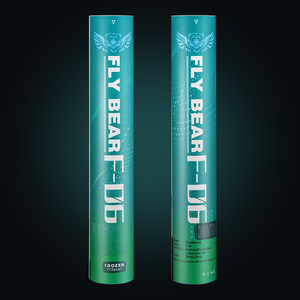 Lanzaderas de Bádminton de plumas de pato de entrenamiento de competición profesional de alta calidad cabeza de corcho duradera para jugadores - Product Image 3