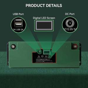Batterie rechargeable Lifepo4 de qualité A 12,8 V 300 Ah, pack de batteries lithium-ion 12 V 100 Ah 150 Ah 200 Ah 250 Ah avec système BMS intelligent - Product Image 4