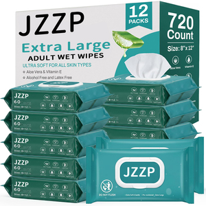 Lingettes humides jetables pour adultes, lingettes lavables pour patients, lingettes pour l'<span class=keywords><strong>incontinence</strong></span> et le nettoyage des personnes âgées, lingettes de grande taille - Product Image 1