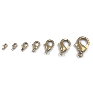 Bán Buôn Kim Loại Tôm Hùm Clasp Cho Vòng Cổ Vòng Đeo Tay Kết Nối Phụ Kiện Rắn Brass 9Mm-27Mm Đôi Tôm Hùm Clasp - Product Image 3