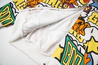 Sweat-shirts tendance Hip Hop pour hommes, vêtements de créateur graffiti, sweat-shirts à capuche zippés en coton brodé avec motif Glo Gang pour hommes
