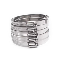 Colliers de serrage pour tuyaux en acier inoxydable, pinces à collier de serrage, vis de serrage pour collier de serrage de moto