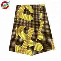 Kain Wax Afrika 100% Katun Super Mewah Hollandais 2025, Kain Wax Asli Lembut untuk Pakaian Pernikahan, Jingsha Dobby Batik untuk Wanita
