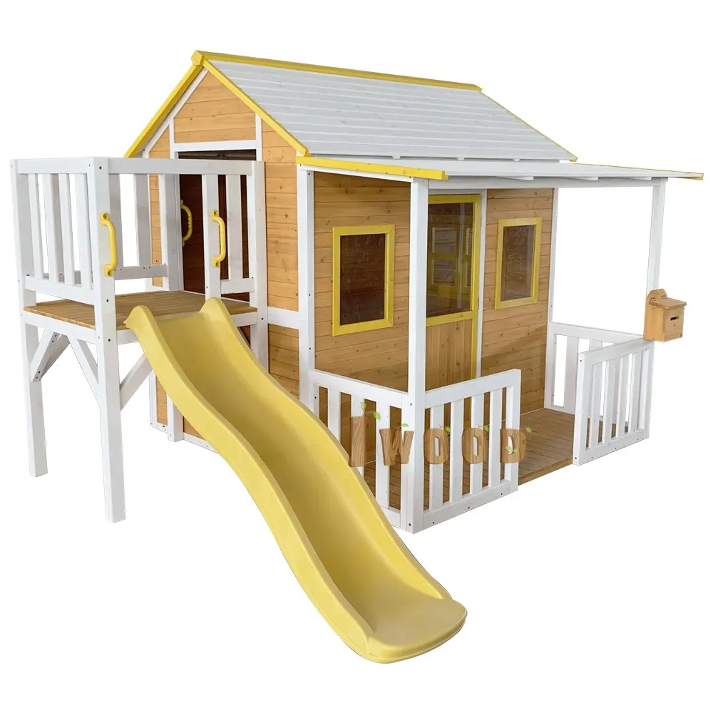 Role Play House Children Outdoor Wooden Play Equipment For The Garden Playhouse Kids Outdoor Playground House