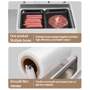 Dispositif de scellage <span class=keywords><strong>sous</strong></span> <span class=keywords><strong>vide</strong></span> puissant pour la conservation des aliments frais, de la viande, des aliments cuisinés et des fruits de mer, semi-automatique commercial - Product Image 5