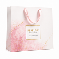 Sac de shopping en papier cosmétique écologique et recyclable personnalisé avec laminage et impression de logo pour les marques de beauté