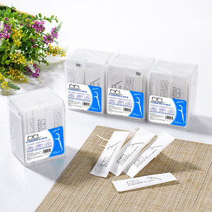 Dental Floss Pick 50 Pcs Individually Wrapped For Teeth Cleaning Oral Care - Product Image 1