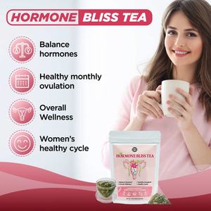 Tisane Bio Chinaherbs Hormone Bliss en Sachet - Soutien Féminin Équilibre Hormonal Framboise Gingembre Menthe Verte (Végétalien Sans OGM Sans Gluten) - Product Image 5