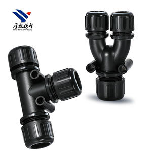 Joint en té de tuyau ondulé connecteur de tuyau en T étanche Type T diamètre égal réduisant le conduit ondulé - Product Image 3