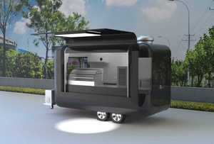 Chariot à café Gourmet | Cantine mobile compacte pour <span class=keywords><strong>cafés</strong></span> - Product Image 6