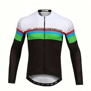 Breathable Quick Dry Cycling Jersey Anti UV Bike Riding Top Long Short Sleeve Road <b>MTB</b> Bicycle <b>Shirt</b> Custom Logo Team Print - Product Image 1