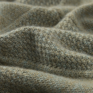 <span class=keywords><strong>Pull</strong></span> en cachemire et laine mérinos épais à col rond, tricoté torsadé, élégant et décontracté pour homme, avec logo personnalisé, idéal pour l'hiver - Product Image 5