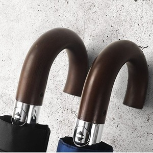FINE OCEAN <strong>UK</strong> Classic Multicolor Custom Printing Logo Foldable <strong>Umbrella</strong> Wooden Handle Fully-Automatic 3-Fold Rain Proof - Product Image 4