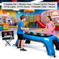 Tomy — jeu de Table Interactive gonflable avec éclairage interactif, avec IPS, arc, jeu d'arène, de combat, de tir