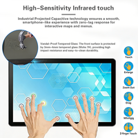 Terminal Android OEM/ODM en libre-service avec écran tactile capacitif 10 points 4K IPS pour affichage numérique personnalisé et éducation intelligente