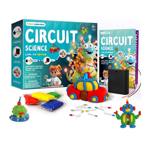 <span class=keywords><strong>Lucky</strong></span> Toys Kit d'expérimentation scientifique DIY Circuits Électriques - Ensemble de jeu en argile colorée avec lumière - Product Image 1