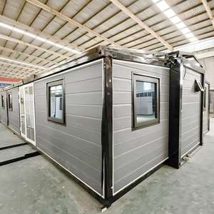 Maison modulaire économique et élégante de 30 pieds avec 3 chambres, couleur blanche personnalisable, maison conteneur extensible - Product Image 1