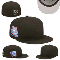 Nueva Gorra de Béisbol con Bordado 3D, Estilo Deportivo, 6 Paneles, Visera Plana, Gorra Hip-Hop para Protección Solar