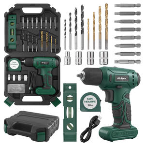 Taladro Inalámbrico de Litio de 8V, Juego de Herramientas de Destornillador Eléctrico Multifunción de Dos Velocidades con Motor sin Escobillas Recargable de 63 Piezas - Product Image 2