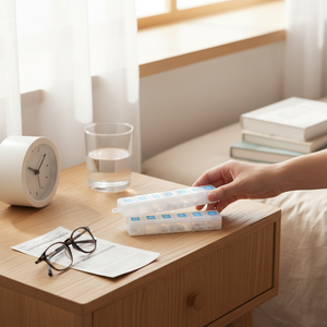 2 <b>Bottles</b> for One Week <b>Pill</b> Storage Cases - Product Image 2