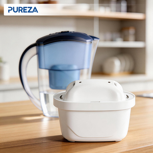 ไส้กรองน้ำ Pureza Pitcher Filters PP ใช้ได้กับ Bri-ta 1023124 <span class=keywords><strong>NSF</strong></span> 53 แพ็ค 6 ชิ้น กรองคลอรีน สนิม ตะกรัน Z059 - Product Image 2
