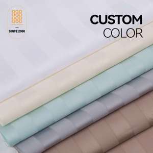 Tela Lisa de Algodón Peinado Satinado <span class=keywords><strong>Blanco</strong></span> 100% Algodón, Certificación OEKO-TEX, 250T/300T Hilos, para Ropa de Cama, Venta al por Mayor de Fábrica - Product Image 5