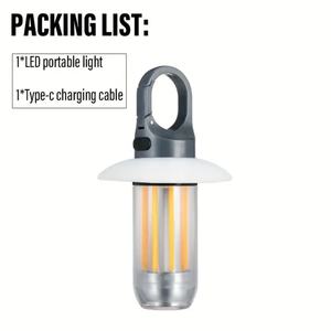 Lámpara de Camping Nueva de Fábrica con Doble Fuente de Luz, Lámpara de Camping 2 en 1 - Product Image 4