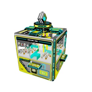 Neofuns Pantalla de matriz de puntos Juegos que funcionan con monedas Máquina Expendedora de premios Máquina de Garra Para 4 jugadores - Product Image 1