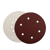 Disques de ponçage ronds de 225 mm (9 pouces) à 6 trous pour ponçage mural, préparation des surfaces en bois et en métal, pour ponceuse à cloisons sèches