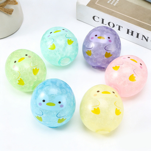 Most Popular TPR Animal Penguin Squishy Bead <b>Ball</b> Slow Return Hand Exercise <b>Squeeze</b> Stress Relieve Mochi Toys for Kids Adults - Product Image 2
