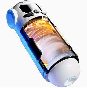Masturbateur masculin réaliste en silicone souple avec contrôle par application, aspiration, vibration, fonction vocale et poussée télescopique automatique - Product Image 6