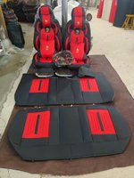 Housses de siège de voiture en cuir de luxe taille universelle, ensemble complet, pour Mercedes Benz Classe S, toutes saisons