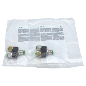 1 articolo nuovo originale 2x Murr Electronics 7000-41121-0000000 Tee / Accoppiatore a <span class=keywords><strong>T</strong></span> M12 Bu. <span class=keywords><strong>ger</strong></span>. PLC non utilizzato - Product Image 2
