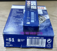 Bougie d'allumage d'origine authentique 0242235983 0242236565 FR7HC ++ 51 Allemagne Crossuse Utilisation croisée de haute qualité NGK 5960 ZFR6T-11G FR7HE2