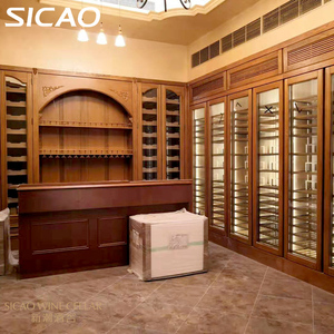 Enfriador de Vino de Lujo con Diseño Personalizado Sicao, Refrigeradores Integrados o Independientes, Estantes para Botellas, Modelo JC-900A/B - Product Image 2