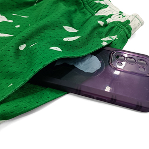 Pantalones cortos de malla de gimnasio para hombre de 5 pulgadas, rosa oscuro, medio muslo, secado rápido, sublimación de Anime, pantalones cortos de malla para hombre - Product Image 3