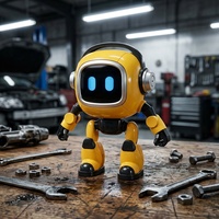 Robot IA avec lumières LED clignotantes qui se mouvissent avec la musique - Jouet éducatif et compagnon pour la petite enfance - Cadeau du Nouvel An