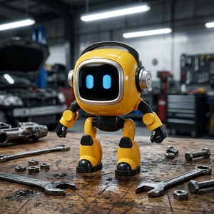Robot IA avec lumières LED clignotantes qui se mouvissent avec la musique - Jouet éducatif et compagnon pour la petite enfance - Cadeau du Nouvel An - Product Image 1