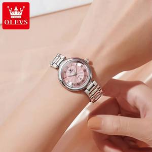 <span class=keywords><strong>OLEVS</strong></span> 5608 moda luz lujo Original <span class=keywords><strong>reloj</strong></span> de pulsera relojes de <span class=keywords><strong>mujer</strong></span> impermeable luminoso cronógrafo fecha movimiento de cuarzo Relojes - Product Image 2
