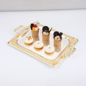 Ensemble de plateaux de service décoratifs écologiques en vente flash - 3 pièces - Assiettes au design élégant - Lavables au lave-vaisselle - Pour la maison et la restauration - Product Image 6