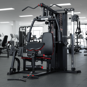 Máquina <span class=keywords><strong>Multigimnasio</strong></span> de Acero para 3 Personas, Estación de Dominadas, <span class=keywords><strong>Banco</strong></span> de Fitness, Máquina Integral 3 en 1, Entrenador Multifuncional de Uso Comercial - Product Image 4