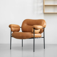 Chaises de salle à manger ergonomiques en cuir de style nordique moderne et luxueux avec dossier en tissu Teddy et design bouclé de luxe