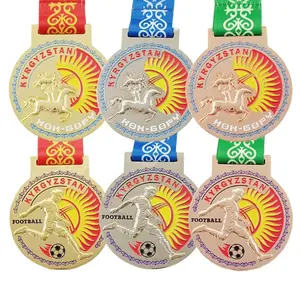 Manufactures Custom Gold Silver Metal Sports Football Hockey Marathon Wrestling Triathlon Judo Medals With Logo