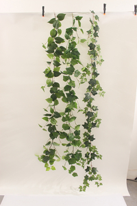Venta al por mayor largo artificial verde vid maní hoja vid <span class=keywords><strong>plantas</strong></span> de imitación al aire libre interior pared colgante techo Decoración - Product Image 6