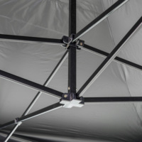Tente en acier extérieure de chapiteau de belvédère de 3m x 3m moins chère avec l'enveloppe de tissu de polyester en vente